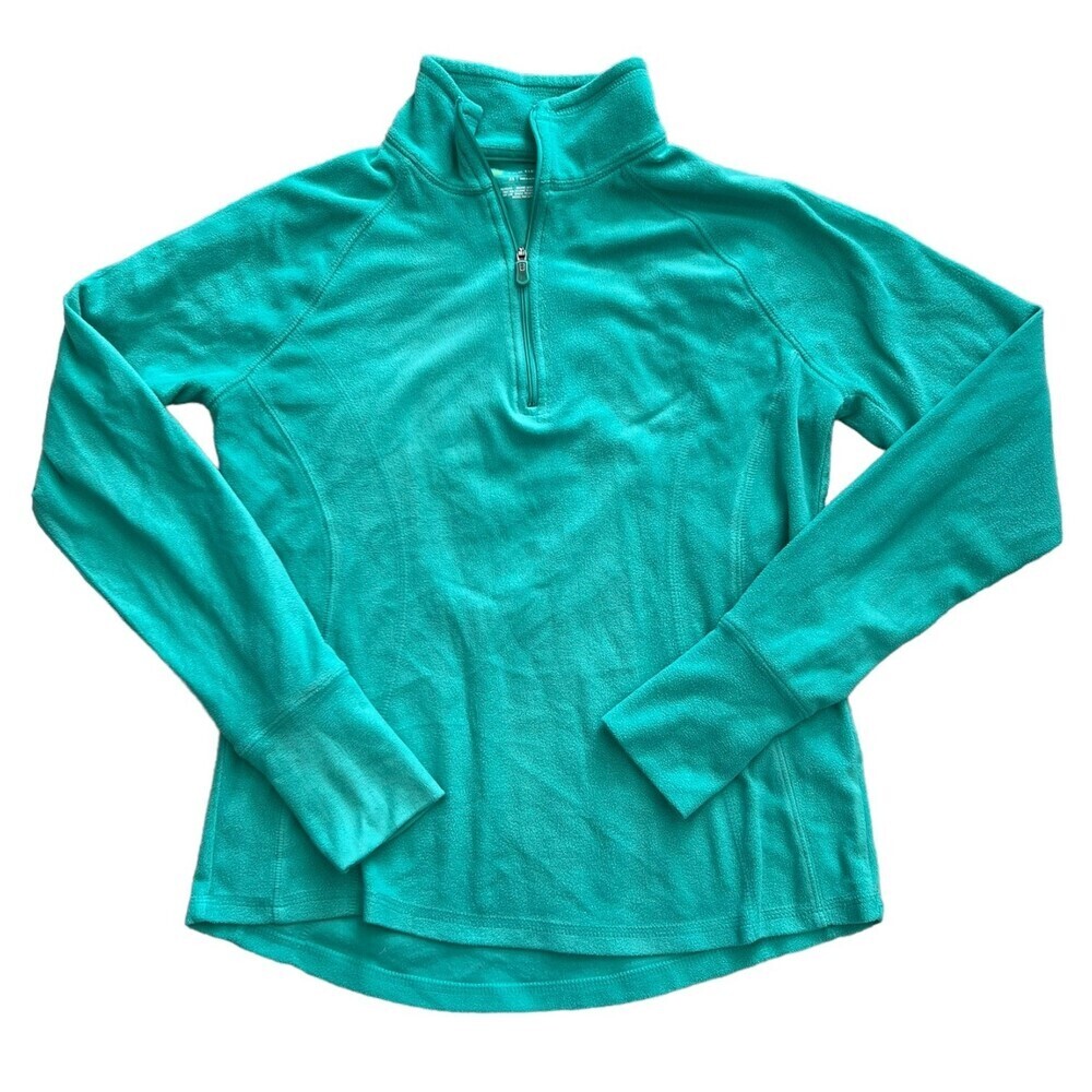 Tek Gear Mint Quarter Zip Athletic Fleece Sweater XS